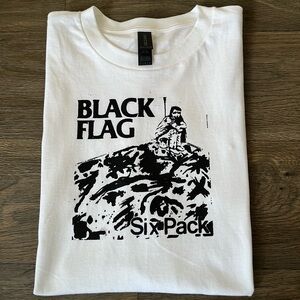 Gildan black flag six pack shirt